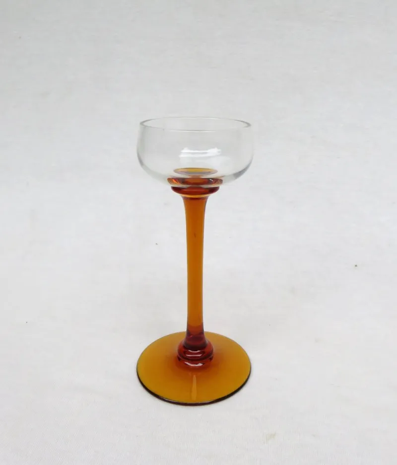Pamono Art Nouveau Liquor Glasses from Rheinische Glashütte, Cologne-Ehrenfeld, 1890s, Set of 11> Glassware
