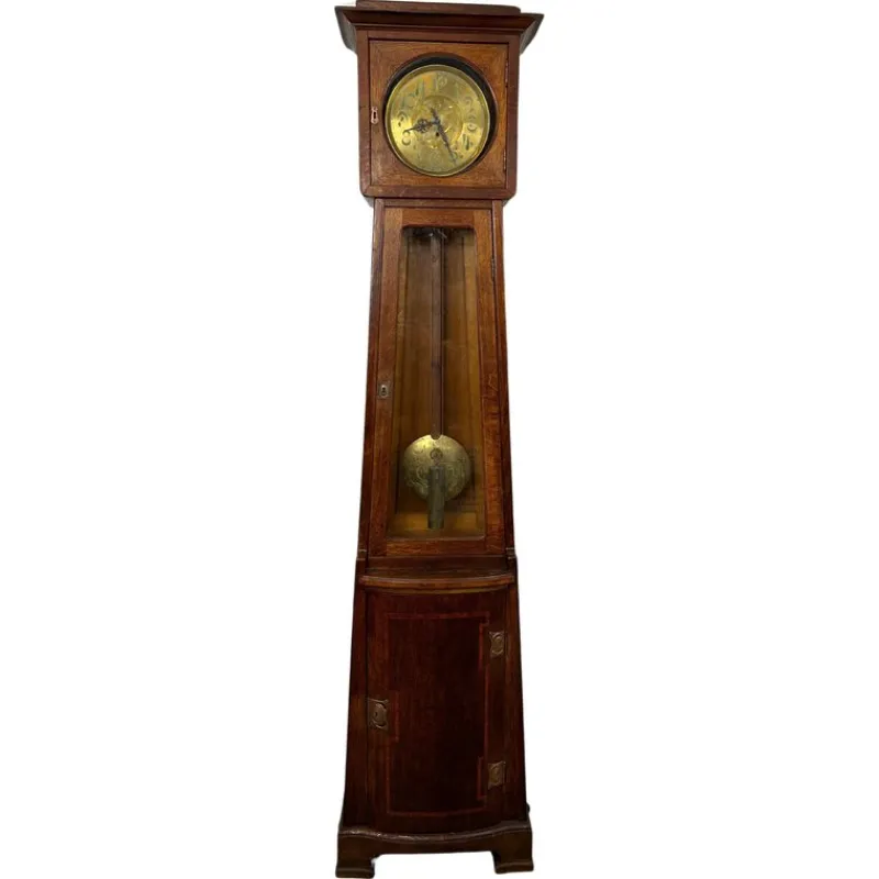 Hot Pamono Art Nouveau Longcase Clock, 1890s