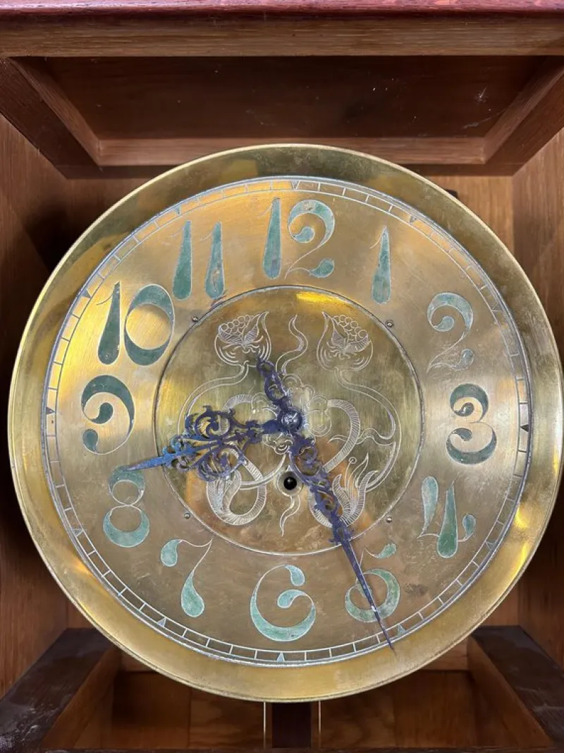 Hot Pamono Art Nouveau Longcase Clock, 1890s