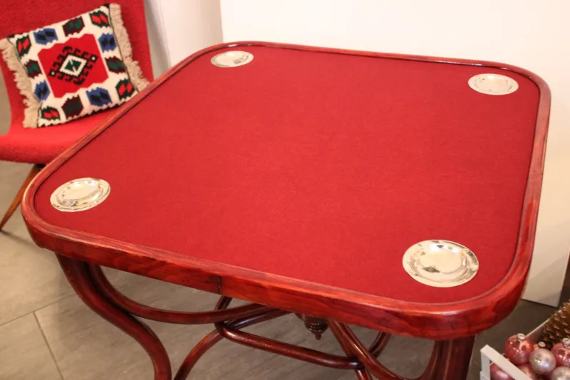 Hot Pamono Art Nouveau No. 5 Game Table by Michael Thonet, 1900s