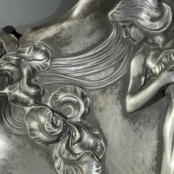 Online Pamono Art Nouveau Openwork Silver-Plated Tray from WMF, 1906