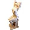 Pamono Art Nouveau Patinated Plaster of Paris Sculpture by Joseph Zomers, Belgium> Art Deco