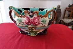 Pamono Art Nouveau Planter in Ceramic><noscript><img width=