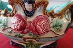 Pamono Art Nouveau Planter in Ceramic><noscript><img width=