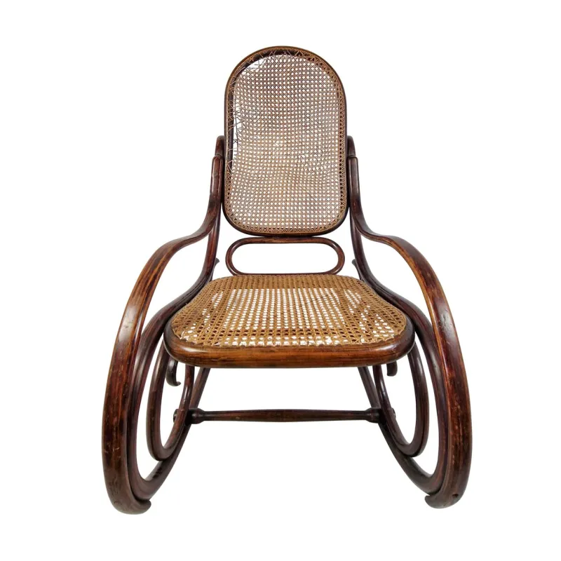 Pamono Art Nouveau Rocking Chair by Michael Thonet for Thonet Brothers, Austria, 1904> Rocking Chairs
