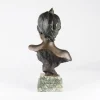 Discount Pamono Art Nouveau Sculpture, 1900, Bronze on Marble Base