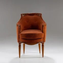 Pamono Art Nouveau Seating Ensemble, Germany, Early 20th Century, 1890s, Set of 3><noscript><img width=