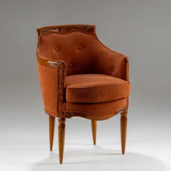 Pamono Art Nouveau Seating Ensemble, Germany, Early 20th Century, 1890s, Set of 3><noscript><img width=