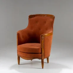 Pamono Art Nouveau Seating Ensemble, Germany, Early 20th Century, 1890s, Set of 3><noscript><img width=