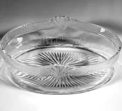 Pamono Art Nouveau Silver Jardinière with Cut Glass Liner by Wolfers Frères, Brussels, 1890s><noscript><img width=