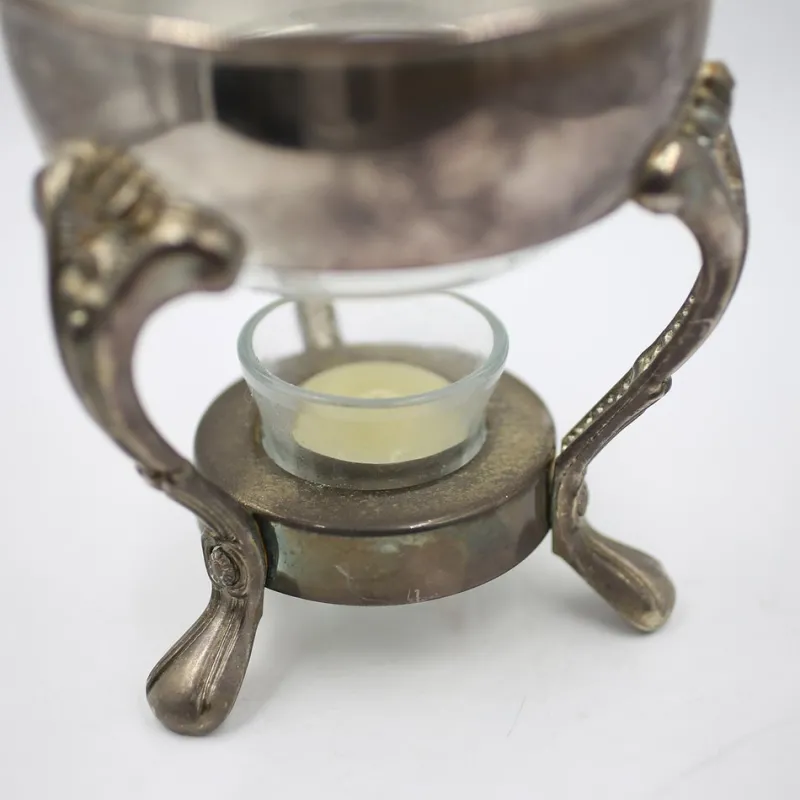 Sale Pamono Art Nouveau Silver-Plated Jug on a Warmer, 1890s