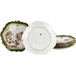 Hot Pamono Art Nouveau Style Porcelain Service, Limoges, 20th Century, Set of 11