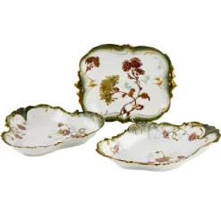 Hot Pamono Art Nouveau Style Porcelain Service, Limoges, 20th Century, Set of 11