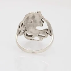 Pamono Art Nouveau Style Silver Ring><noscript><img width=