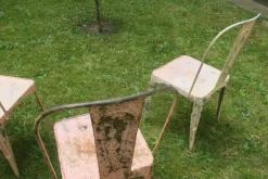 Hot Pamono Art Nouveau Tolix Bistro Garden Chairs, Set of 3