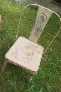 Hot Pamono Art Nouveau Tolix Bistro Garden Chairs, Set of 3