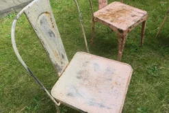 Hot Pamono Art Nouveau Tolix Bistro Garden Chairs, Set of 3