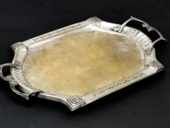 Best Pamono Art Nouveau Tray by Argentor, 1890s