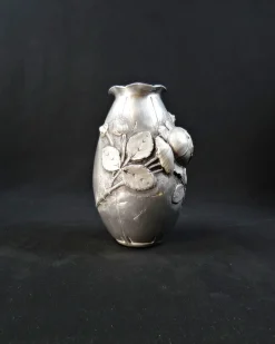 Outlet Pamono Art Nouveau Vase in Metalwork, 1920