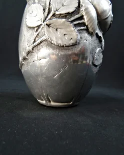 Outlet Pamono Art Nouveau Vase in Metalwork, 1920