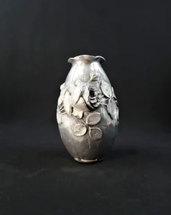 Outlet Pamono Art Nouveau Vase in Metalwork, 1920