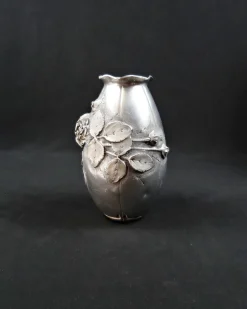 Outlet Pamono Art Nouveau Vase in Metalwork, 1920