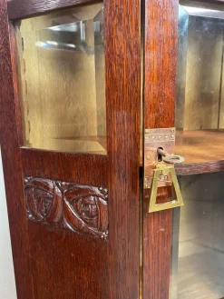 Online Pamono Art Nouveau Vitrines in the style of Joseph Maria Olbrich, 1890s-1910s, Set of 2