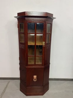 Online Pamono Art Nouveau Vitrines in the style of Joseph Maria Olbrich, 1890s-1910s, Set of 2