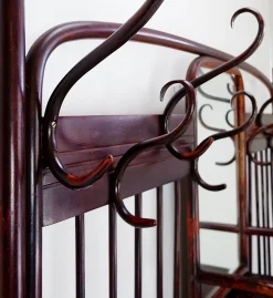 Pamono Art Nouveau Wall Mounted Coat Rack from Thonet, Vienna, 1900s> Racks, Hooks & Valets
