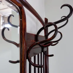 Pamono Art Nouveau Wall Mounted Coat Rack from Thonet, Vienna, 1900s><noscript><img width=