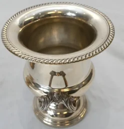 Best Pamono Art Nouveau Wine Coolers in Silver Plate, Set of 2