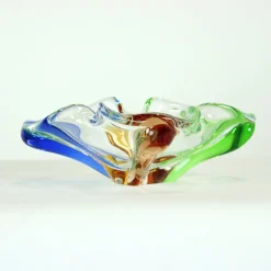 Sale Pamono Art Rhapsody Collection Bowl in Glass by Frantisek Zemek, Former Czechoslovakia, 1960s