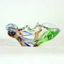 Sale Pamono Art Rhapsody Collection Bowl in Glass by Frantisek Zemek, Former Czechoslovakia, 1960s
