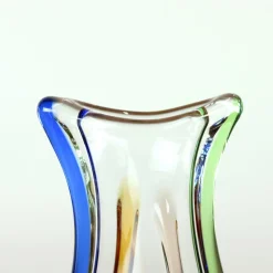 Pamono Art Rhapsody Collection Vase in Glass by Frantisek Zemek for Skrdlovice, Former Czechoslovakia, 1960s><noscript><img width=