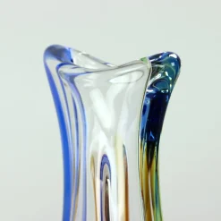 Pamono Art Rhapsody Collection Vase in Glass by Frantisek Zemek for Skrdlovice, Former Czechoslovakia, 1960s><noscript><img width=