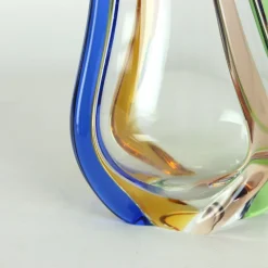 Pamono Art Rhapsody Collection Vase in Glass by Frantisek Zemek for Skrdlovice, Former Czechoslovakia, 1960s><noscript><img width=