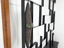 Pamono Art Wall Unit or Room Divider with Sculpture by Jelínek, 1960s><noscript><img width=