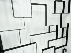 Pamono Art Wall Unit or Room Divider with Sculpture by Jelínek, 1960s><noscript><img width=