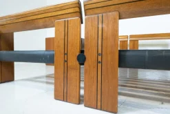 Pamono Artona Bed with Nightstands by Afra and Tobia Scarpa for Maxalto, 1970s, Set of 3><noscript><img width=