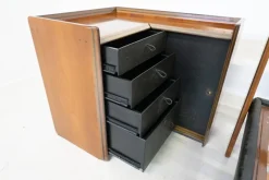Pamono Artona Bed with Nightstands by Afra and Tobia Scarpa for Maxalto, 1970s, Set of 3><noscript><img width=