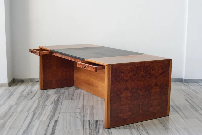 Pamono Artona Desk by Afra and Tobia Scarpa for Maxalto, 1979> Desks
