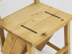 Clearance Pamono Arts & Crafts Metamorphic Library Steps Folding Ladder Chair, Vienna, 1900s