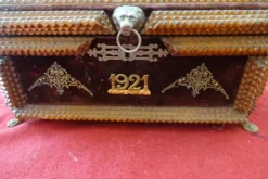Clearance Pamono Arts & Crafts Wedding Jewelry Box, 1920s