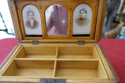 Clearance Pamono Arts & Crafts Wedding Jewelry Box, 1920s