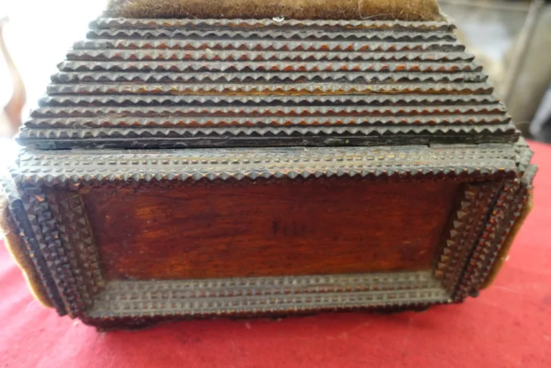 Clearance Pamono Arts & Crafts Wedding Jewelry Box, 1890s