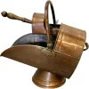 Sale Pamono Arts and Crafts Copper Helmet Coal Scuttle, 1880