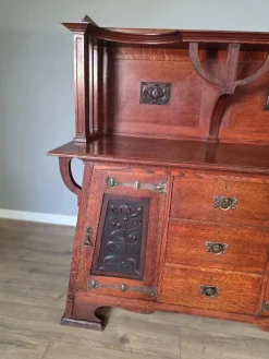 Pamono Arts and Crafts Oak Sideboard, 1890s> Sideboards & Buffets