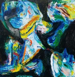 Pamono Asger Jorn Vision Nocturne Poster><noscript><img width=