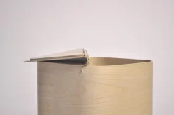 Pamono Ash Wood Laundry Basket with Flexible Lid by Villahomecollection><noscript><img width=