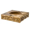 Hot Pamono Ashtray in Brass and Bamboo from PC Collection